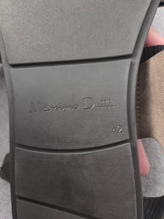 Sandalias Massimo Dutti Piel Marrón Talla 42