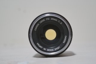 Obiettivo Canon FD 35mm f/2 Chrome Nose Concavo