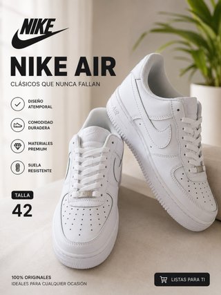 Nike Air Force 1 Talla 42 Nuevas