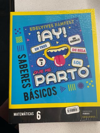 Matemáticas 6, Tercer Ciclo Primaria, Edelvives...