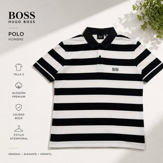 Polo BOSS Hombre Talla S Rayas
