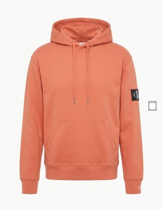 Felpa Calvin Klein M Arancione Nuova (senza busta)