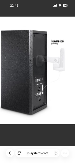 LD Systems DAVE 8 XS 2.1 + Soportes y cables