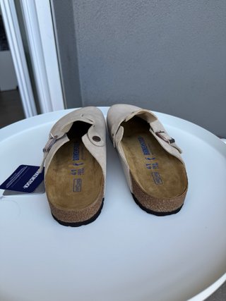 Birkenstock Boston 41 Beige Camoscio