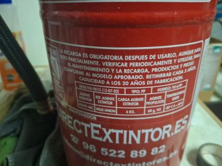Extintor Valleunión Polvo ABC 6kg