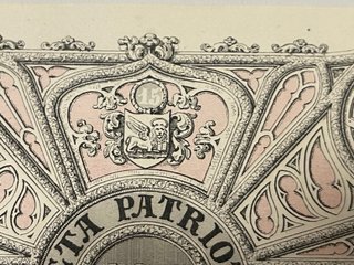 Billete 100 Liras patriotica Venezia 1848