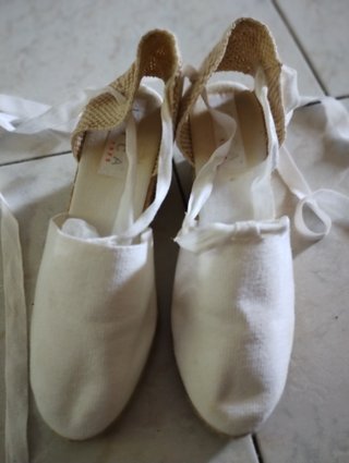 Espadrillas zeppa donna tg 37