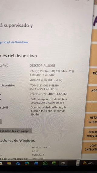 Tablet Microsoft Surface Negra y Plateada
