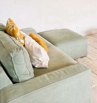 Reposapiés KIVIK Ikea Tallmyra verde claro