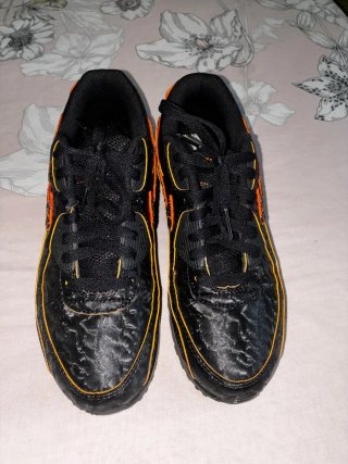 Nike Air Max 90 Negras Naranja