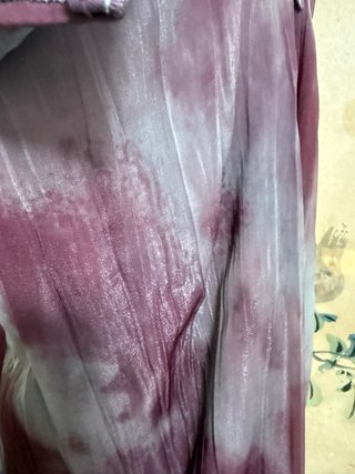Vestido Zara Tie-Dye Plisado