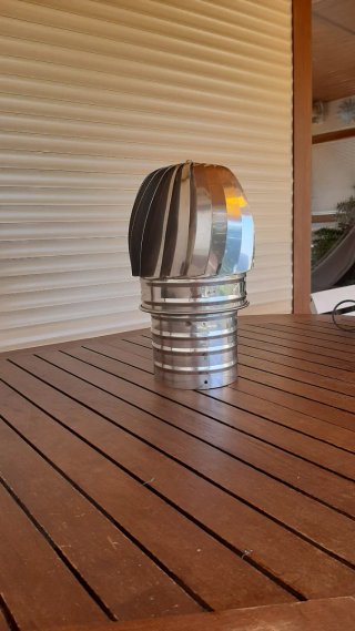 Extractor de humos acero inoxidable