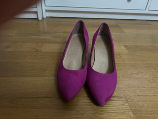 Zapatos de tacón fucsia