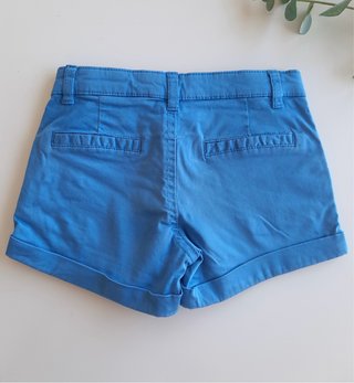 Pantalones cortos azules para niña