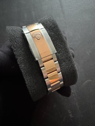 Rolex Datejust 36mm Oyster doble tono dial gris