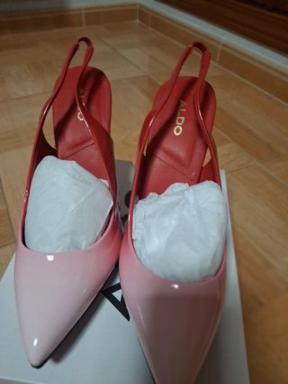 Zapatos Aldo Tacón Corazón Rojo