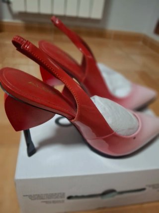 Zapatos Aldo Tacón Corazón Rojo