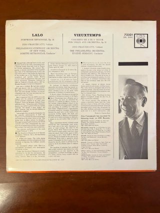 Vinile Zino Francescatti Lalo Vieux Temps