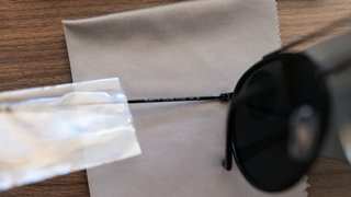 Gafas Ray-Ban Polarizadas Negras De Puente Doble