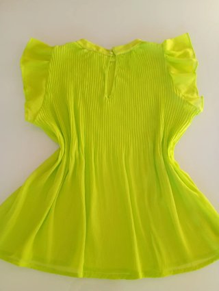 Blusa Sfera Verde Flúor Talla S