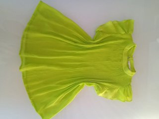Blusa Sfera Verde Flúor Talla S