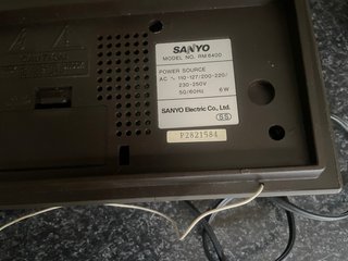 Radio Reloj Despertador Vintage Sanyo