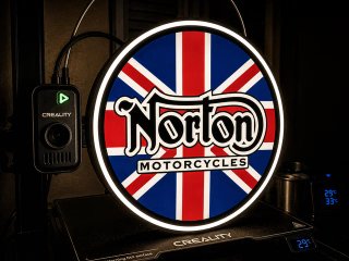 Cartel LED Norton Motorcycles