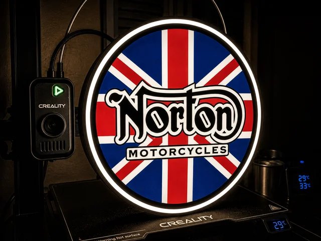 Cartel LED Norton Motorcycles