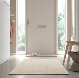 Alfombra Beige 80x150 cm