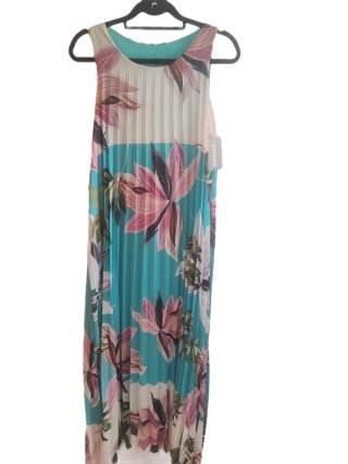 Vestido largo estampado floral
