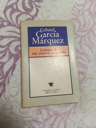 Libro crónica de una muerte anunciada