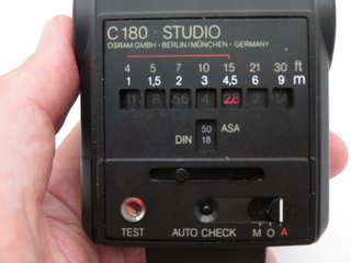 Flash Osram C180 Studio probado funciona