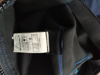 Neopreno Olaian 6 años negro/azul 1.5mm