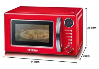 Microondas Rojo Severin