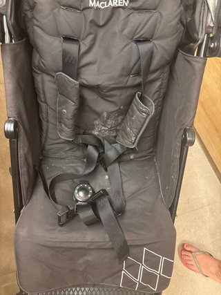 Silla de paseo Maclaren negra