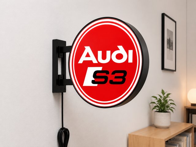 Cartel Luminoso LED Audi S3