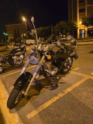 Moto Cruiser Samada Negra