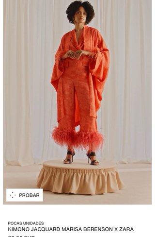 Kimono Zara Jacquard Marisa Bereson Talla Única