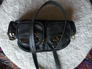Bolso Zara marrón con bolsillos