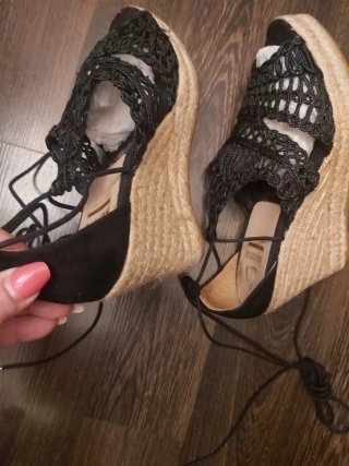 Cuñas Kanna Rafia Negras