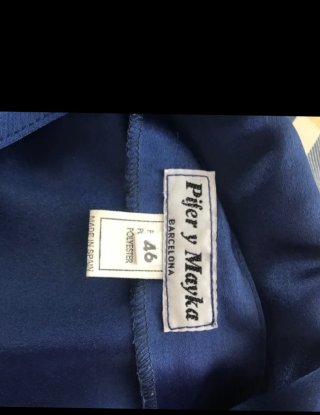 Traje de ceremonia azul 3 piezas