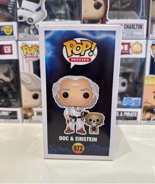 Funko Pop Doc y Einstein 972 Back to the Future