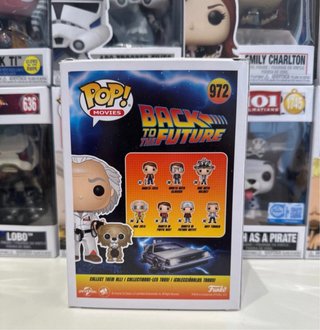 Funko Pop Doc y Einstein 972 Back to the Future
