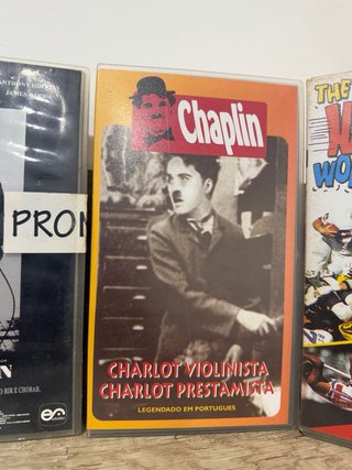 Coleção VHS Hitchcock, Chaplin e mais