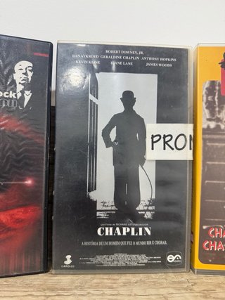 Coleção VHS Hitchcock, Chaplin e mais