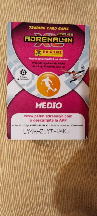 4 Cromos Panini Adrenalyn 2021-22