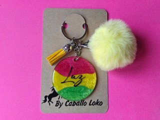 Llavero acrílico personalizado