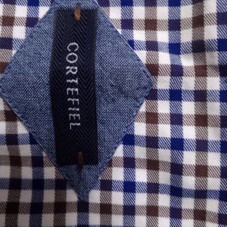 Camisa de cuadros hombre azul y blanco