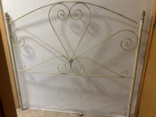 Cabecero forja 1.35 beige