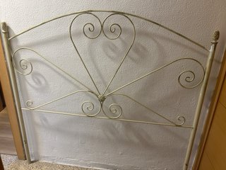 Cabecero forja 1.35 beige